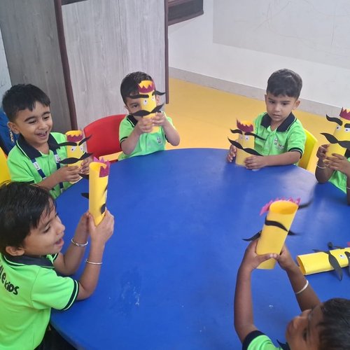 Small group learning activity at Waddle Kids — personalised attention from teacher
