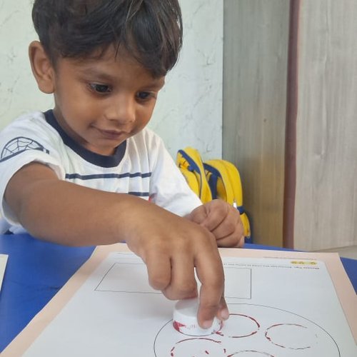 Classroom learning moment at Waddle Kids Preschool — child-centred activity-based education