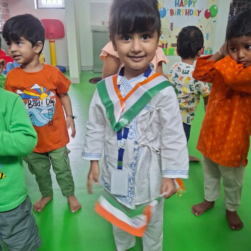 Independence Day celebration at Waddle Kids Preschool Chennai — patriotic event for children