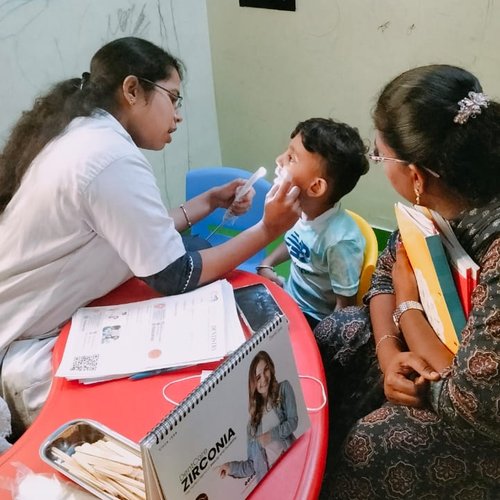 Dental health awareness camp at Waddle Kids — teaching oral hygiene to preschool children